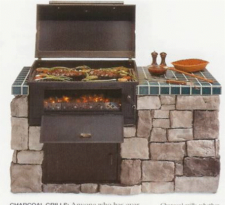 Outdoor Kitchen on Brick And Or Stone Trim
